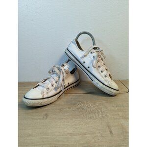 Converse Boys Chuck Taylor All Star Ox 609058C White Casual Shoes Sneakers Sz 5